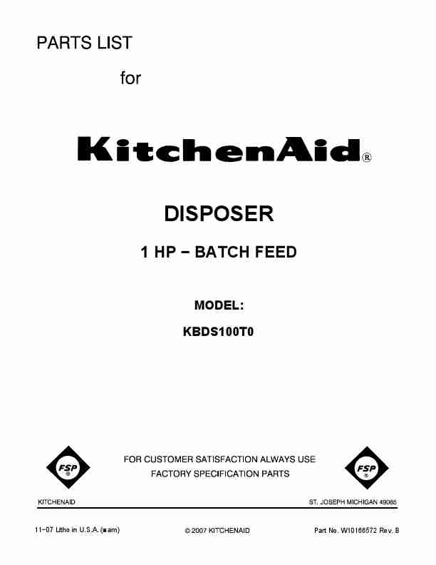 KitchenAid Garbage Disposal KBDS100T0-page_pdf